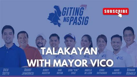 pasig city councilors district 1|Mayor Vico presents ‘Giting ng Pasig’ team for 2022 polls.